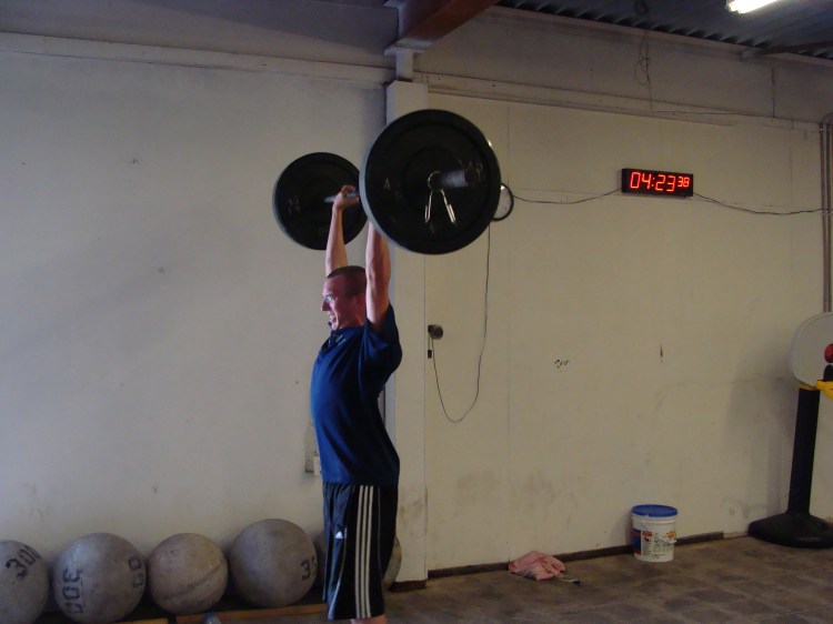 Walley getting overhead