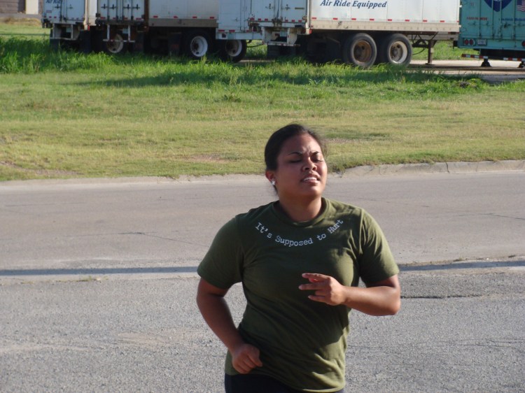 Maressa loves to run! 