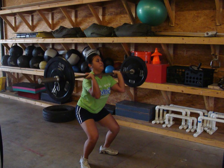 Maressa is always getting stronger.