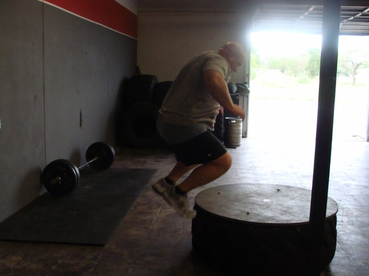 Dougie bear catchin' some air