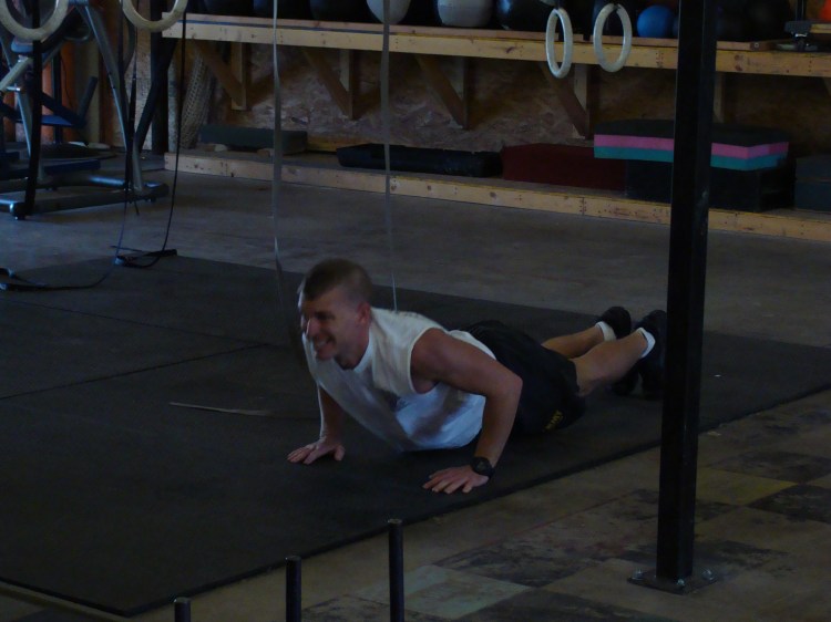 Brant loves burpees!
