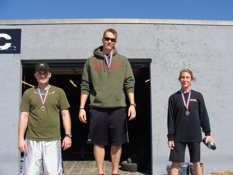 Top 3 2009 CrossFit Havoc Fitness Challenge: 1st Eric H, 2nd Anja L, 3rd Bryan H